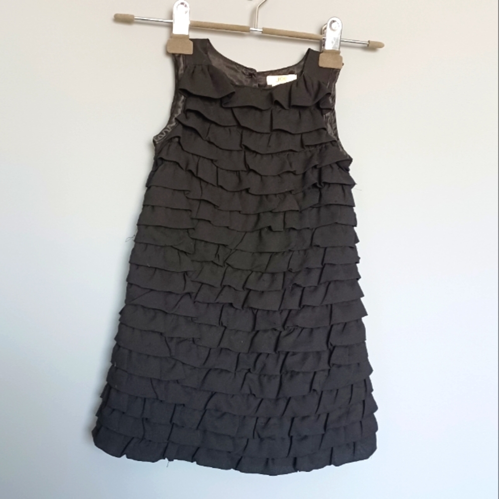 ⚡️SALE⚡️Joe Fresh Girl's Black Ruffle Dress
